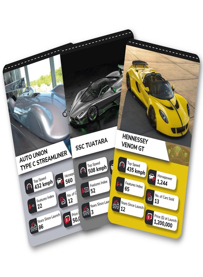 Kaizen MicroLessons Trump Card Game for Age 6-13. Learn While Playing. (Trumps: Cars) - Image 5
